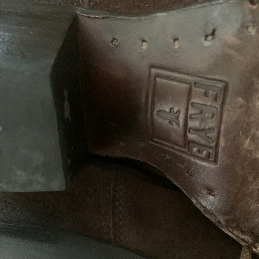 Frye Brown Suede Ankle Boots - Picture 6 of 7